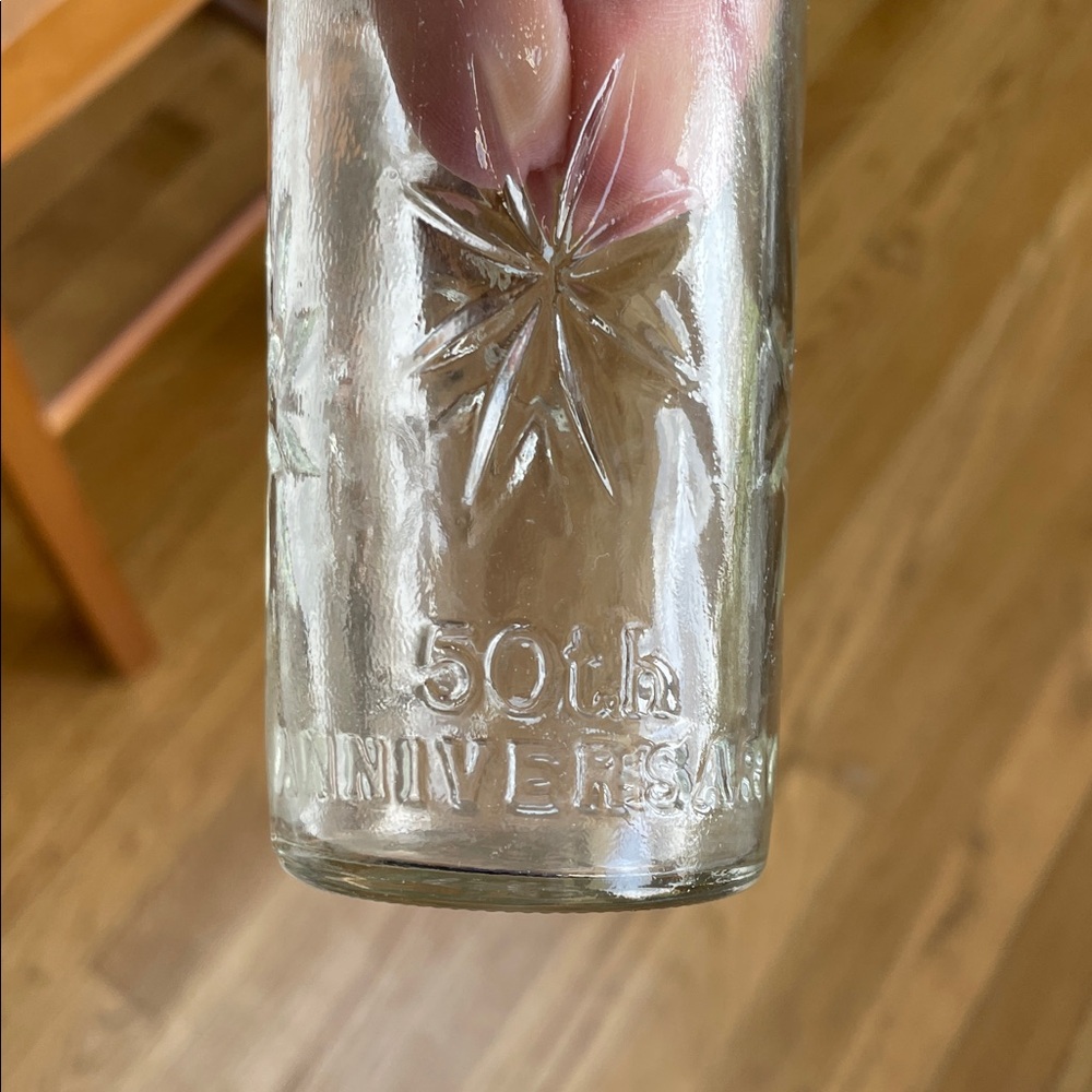3 VTG Ball Jelly juice jar/glasses, 50th anniversary Ball 1933 to 1983 starburst - Picture 5 of 15
